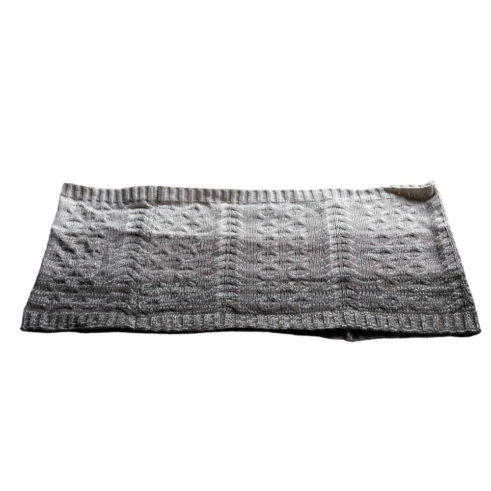 New York & Company Cream Knit Scarf